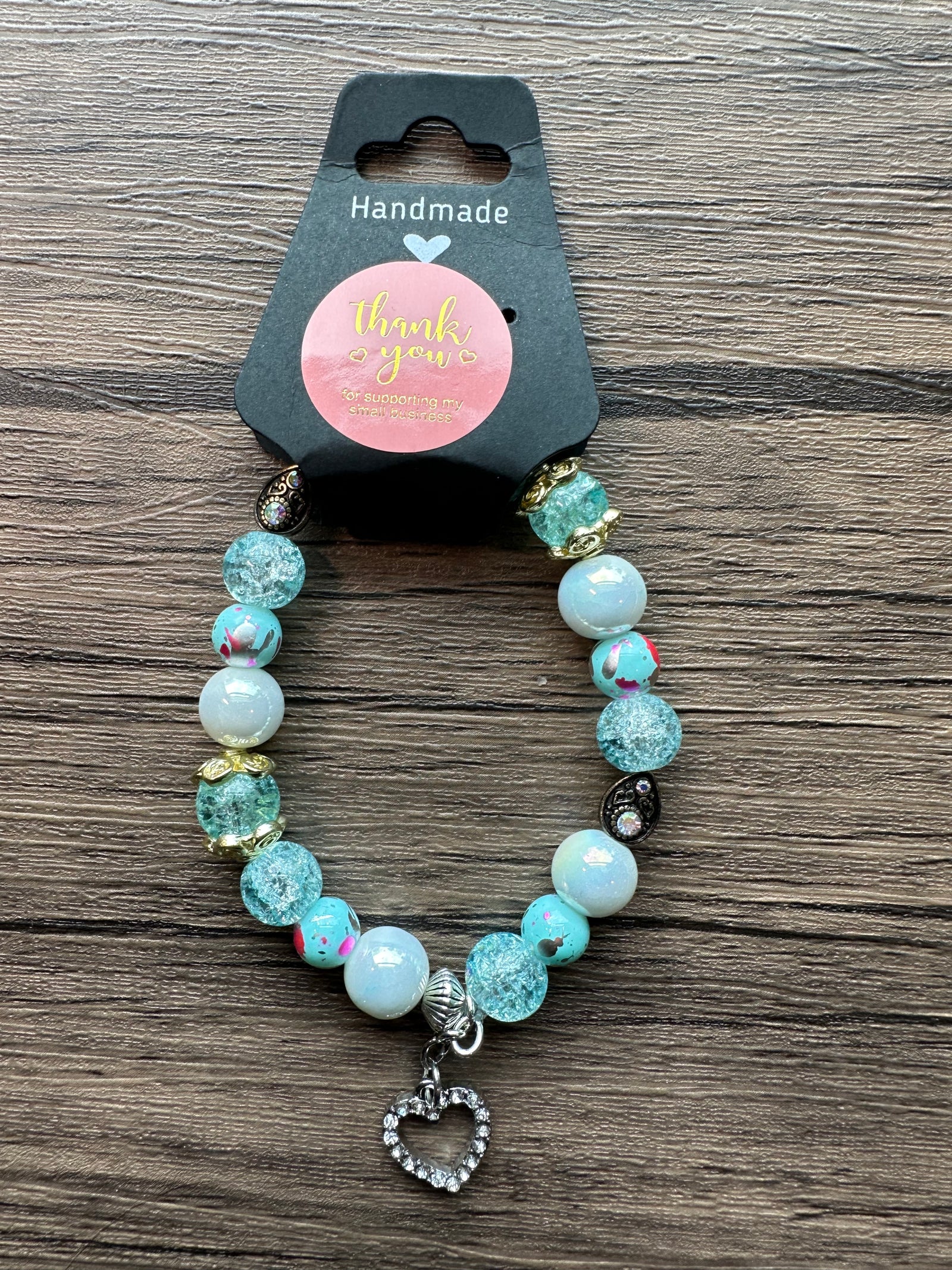 Crystal Heart Bracelet